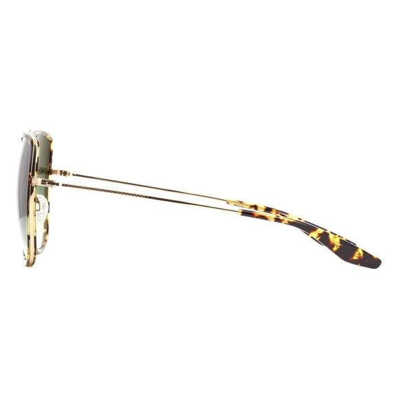 New BARTON PERREIRA Vega Havana Square BP0238/S 1AP Sunglasses Women - Picture 3 of 4